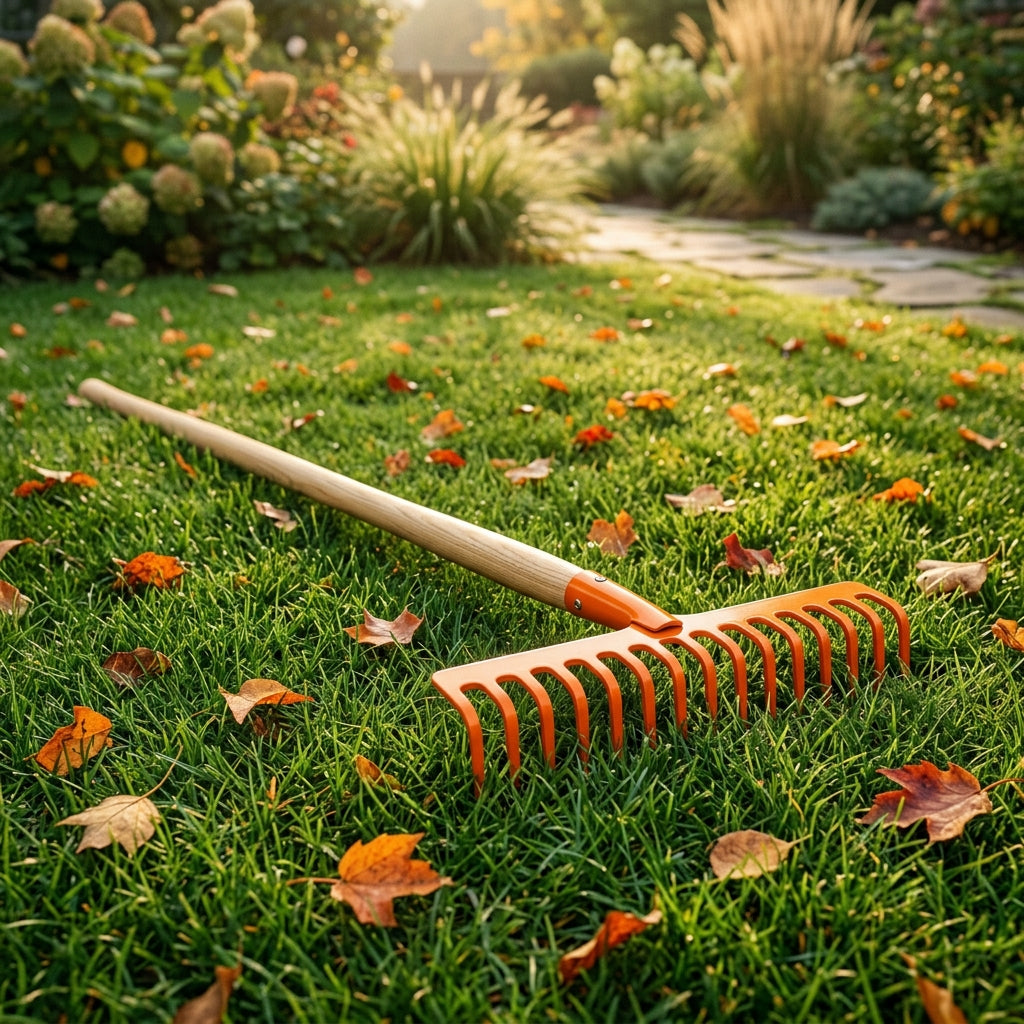 Come arieggiare e pulire il prato in Autunno