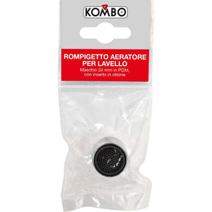 Rompigetto Aeratore Kombo per Lavello Ø24mm - Risparmio Idrico 6 Lt/Min in POM e Ottone
