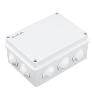 Cassetta Derivazione Esterno Preforata Elmark IP65 (150x110x70mm) - Robusta per Impianti Elettrici Outdoor