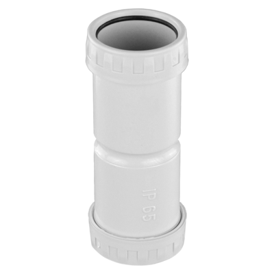 Manicotto D40 IP65 Elmark per Tubi Corrugati - Connessione Stagna e Sicura per Impianti Elettrici Civili e Industriali, Interni ed Esterni - Protezione Polvere e Acqua