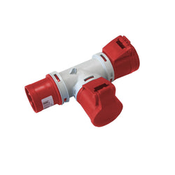 Adattatore Industriale EK 16A 3P+T IP44 Rosso | Alta Qualità