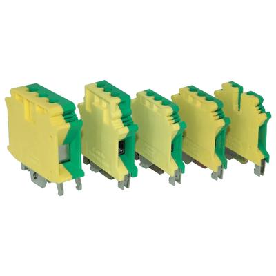 Morsetto di Terra Fisso 16 mm² ELMARK Giallo/Verde