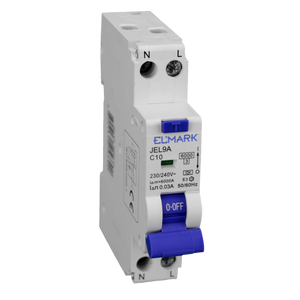 Differenziale Magnetotermico Elmark DPN 1P+N 10A 30mA Tipo A - Protezione Completa Impianti Elettrici Residenziali e Industriali contro Sovraccarichi, Cortocircuiti e Dispersioni