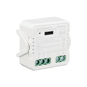 Relè Smart Wi-Fi Proxe Interruttore Deviatore | Controllo Remoto e Vocale Luci Domotica | Compatibile Alexa Google Home per Casa Intelligente