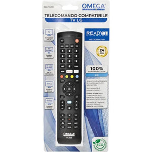 Telecomando Universale OMEGA ELETTRICO TL003 per LG Smart TV - Pronto all'uso, senza installazione. Compatibile LCD, 3D, HD, UHD, HDR TV. Garanzia 2 anni.
