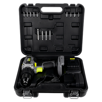 Kit Trapano a Percussione Brushless 20V Kombo Pro | Potente Avvitatore con Batteria, Caricabatteria e Accessori | Ideale per Fai da Te e Lavori Professionali su Muro e Cemento
