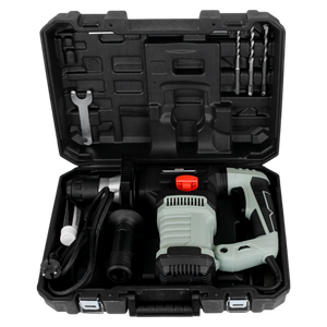 Martello Tassellatore Kombo 1500W SDS Plus | Perforatore Demolitore Professionale 6J | Kit 4-in-1 Cemento Muratura