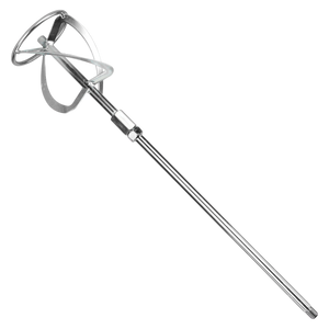 Frusta Miscelazione Kombo M14 Ø120x600mm in Acciaio Zincato per Malta, Intonaci, Vernici e Colle. Ideale per Miscelatori Professionali fino a 1600W. Mixaggio Rapido e Senza Schizzi.