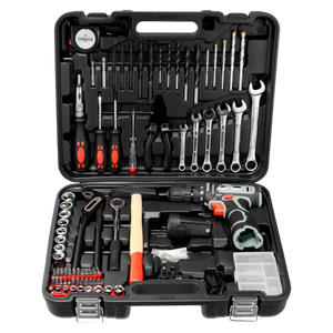 Kombo Kit Avvitatore e Trapano Cordless 12V con Batteria 20V, Mandrino 10mm e 135 Accessori Professionali. Ideale per Fai da Te, Foratura e Avvitatura su Legno e Metallo.