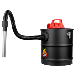 Aspiracenere Soffiatore Kombo 1200W 20L Acciaio Inox HEPA | Pulizia Camini Stufe Barbecue Cenere Fredda | Potente e Versatile per Casa e Semi-Pro