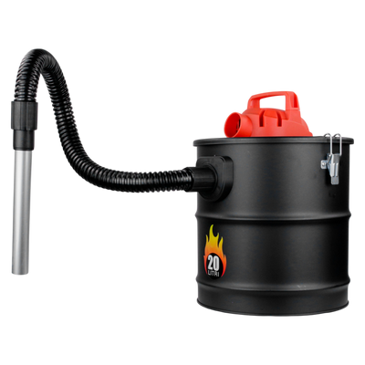 Aspiracenere Soffiatore Kombo 1200W 20L Acciaio Inox HEPA | Pulizia Camini Stufe Barbecue Cenere Fredda | Potente e Versatile per Casa e Semi-Pro