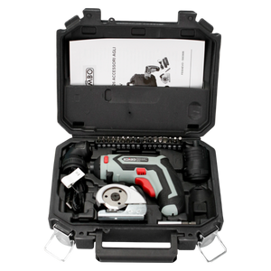 Kit Mini Avvitatore Kombo Basic 4V Cordless + 26 Accessori | Ideale per Fai da Te e Lavori Domestici - Ricarica USB