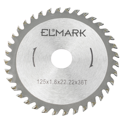 Disco Flex Elmark per Legno Ø 125mm - Tagli Precisi su Smerigliatrice Angolare. Ideale per Falegnami, Artigiani e Fai-da-te. Alta Qualità e Durata.