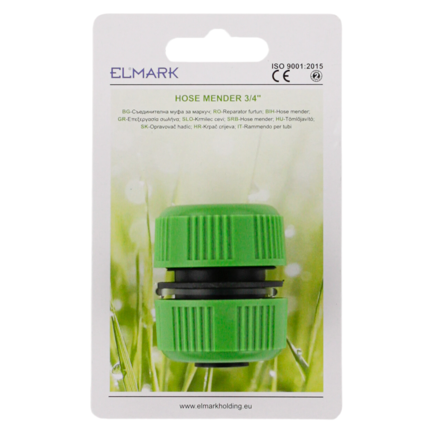 Raccordo Rapido per Tubo Giardino 3/4" Elmark in ABS Resistente - Connettore Universale per Irrigazione Veloce e Sicura - Dettaglio 3