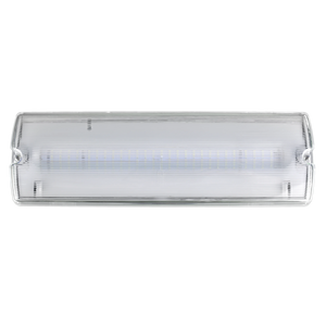 Lampada di Emergenza LED Elmark 5W IP65 con Adesivi Segnaletici – Autonomia 3h per Uscite Sicure in Interni ed Esterni