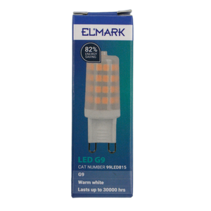 Lampadina LED G9 4W 3000K Elmark | Luce Calda per Faretti e Punti Luce | Risparmio Energetico e Lunga Durata