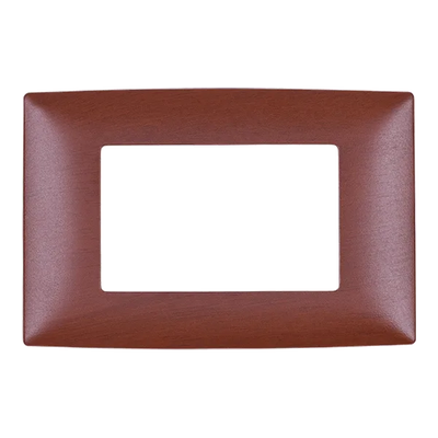 Placca Tripla EK Serie Lecce Ciliegio | Design Elegante