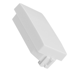 Copriforo Matix Bianco Mapam - Soluzione Elegante per Moduli Elettrici Vuoti | Chiusura a Incastro, Finitura Lucida, Plastica Resistente