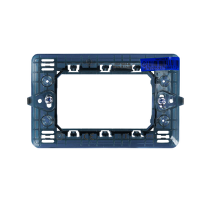 Supporto 3 Posti Matix Robusto in Tecnopolimero - Fissaggio Flessibile per Installazione Incasso - Compatibile Frutti e Placche Matix | Mapam