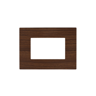 Placca Mapam 3 Posti Ciliegio SL Slim Matix - Finitura Effetto Legno, Tecnopolimero Resistente per Interni