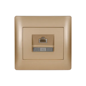 Presa Dati RJ45 EK Rhyme Oro Metallizzato | Design Elegante