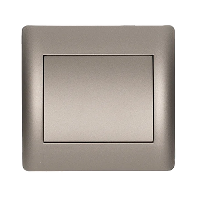 Interruttore Invertitore 1 Tasto ELMARK Rhyme Grigio