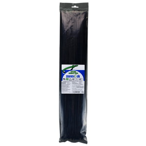 Fascette Nere Surelock 550x4,8mm 100Pz Nylon 66 UV Resistenti per Esterni, Cavi Elettrici, Fissaggio Robusto 22kg