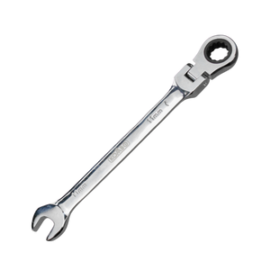Chiave Combinata a Cricchetto Kombo 11mm in Acciaio CR-V - Utensile Professionale e Fai da Te, Reversibile e Orientabile per Massima Versatilità
