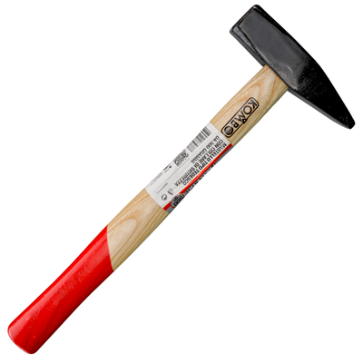 Martello Tedesco Kombo 500g Manico Legno Antivibrazione: Forza, Comfort e Sicurezza per Professionisti e Fai da Te. Testa Acciaio Forgiato DIN 6475.