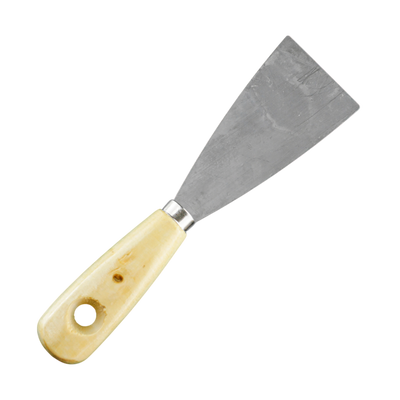 Spatola Professionale Kombo in Acciaio al Carbonio 90x100mm | Lama Rigida per Stuccatura, Raschiatura e Finitura | Manico Ergonomico ABS Antiscivolo per Professionisti e Fai-da-te