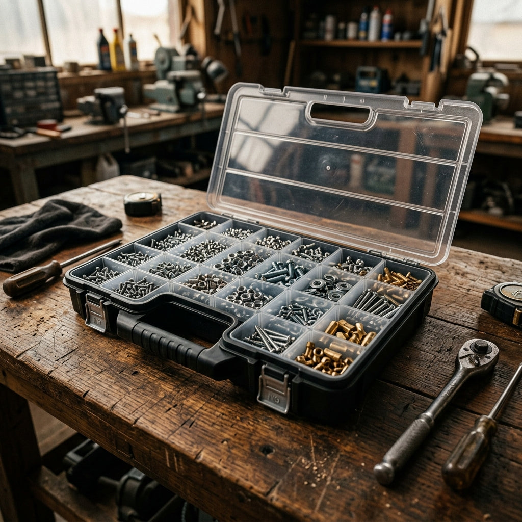 Ordine in officina: come organizzare utensili e minuterie