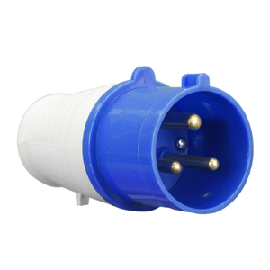 Spina Industriale Elmark 220-230V 32A 3P Monofase IP44 | Connettore Elettrico Alta Corrente Robusto per Cantiere, Officina, Industria