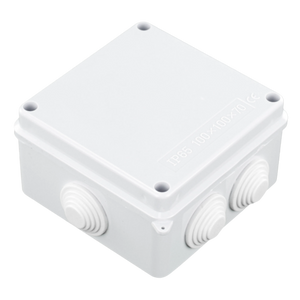 Cassetta di Derivazione Esterna IP65 Elmark 100x100x70mm - Protezione Impermeabile per Impianti Elettrici e Cablaggi Outdoor
