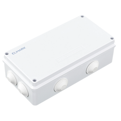 Cassetta di Derivazione Esterno Perforata Elmark IP65 200x100x70mm - Protezione Cavi Elettrici e Ventilazione Ottimale