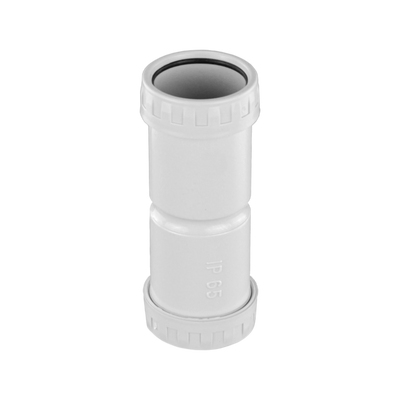 Manicotto D32 IP65 Elmark per Tubi Corrugati - Connessione Stagna e Protettiva per Impianti Elettrici, Esterni e Interni, Resistente Acqua e Polvere