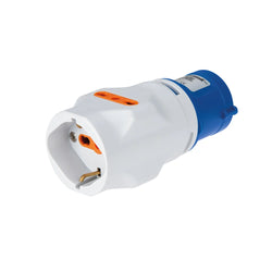 Adattatore Industriale EK 16A 2P+T a Schuko IP44 - 5 Anni