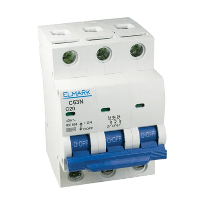 Interruttore Magnetotermico EK 2P 20A 6kA Curva C | ELMARK