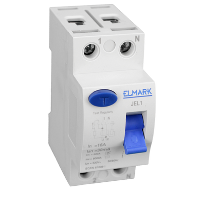 Differenziale Magnetotermico Elmark 1P+N 16A 30mA 6kA – Protezione Completa Impianti Elettrici da Folgorazioni, Sovraccarichi e Cortocircuiti
