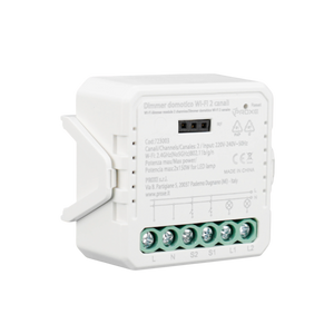 Dimmer Elettronico Smart Wi-Fi Proxe Doppio Carico per LED e Alogeni - Controllo Vocale Alexa Google Assistant da Smartphone - Soluzione Domotica Avanzata