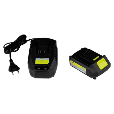 Kombo Pro Batteria Li-Ion 2.0Ah 20V con Caricabatterie Ultrarapido 2.4A – Ricarica Veloce per Utensili Elettrici Kombo Pro – Serie Easy2Use