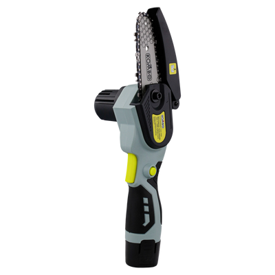 Kit Mini Motosega a Batteria Kombo 12V per Potatura Rami e Siepi – Leggera, Compatta e Portatile con Caricabatterie e Accessori per Giardinaggio e Taglio Legno