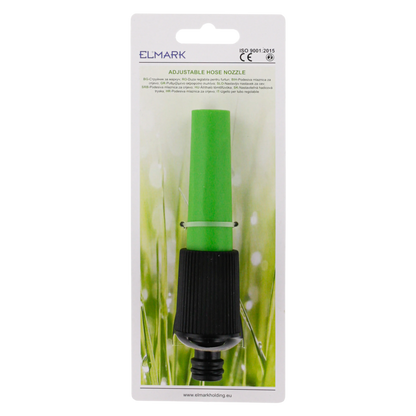 Ugello Regolabile Innesto Rapido 1/2" Elmark per Irrigazione e Pulizia - Getto Concentrato o Nebulizzato, ABS Resistente - Dettaglio 3