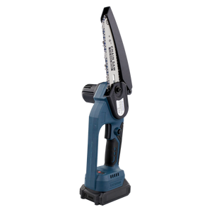 Mini Motosega a Batteria Elmark Portatile 12V/20V - Ideale per Potatura Giardino e Taglio Legna - Compatta, Sicura e Senza Fili