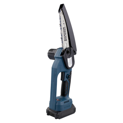 Mini Motosega a Batteria Elmark Portatile 12V/20V - Ideale per Potatura Giardino e Taglio Legna - Compatta, Sicura e Senza Fili