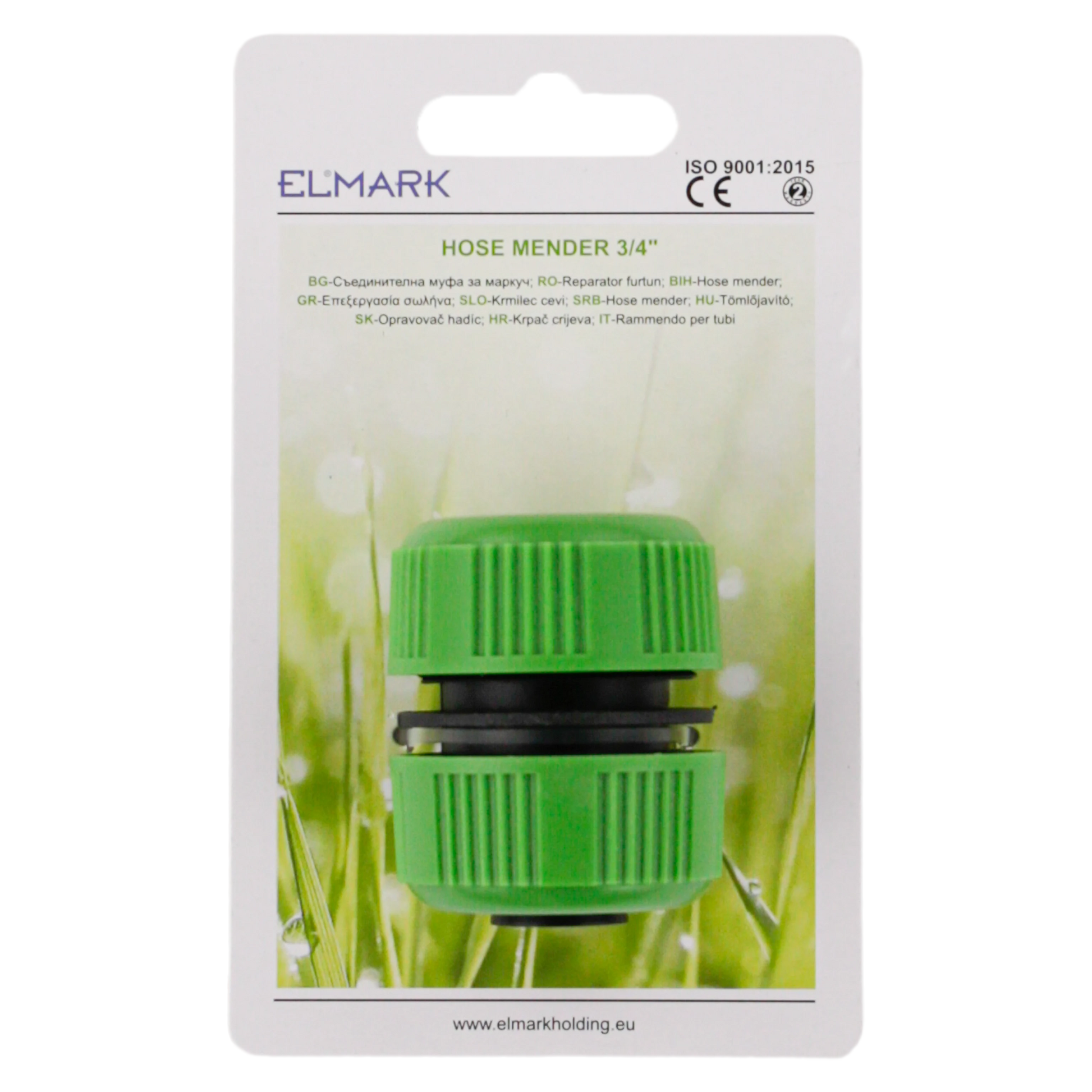 Raccordo Rapido per Tubo Giardino 3/4" Elmark in ABS Resistente - Connettore Universale per Irrigazione Veloce e Sicura - Dettaglio 3
