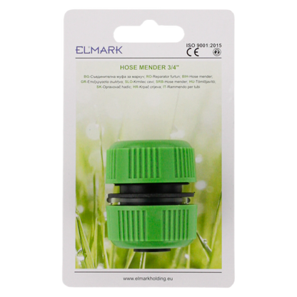 Raccordo Rapido per Tubo Giardino 3/4" Elmark in ABS Resistente - Connettore Universale per Irrigazione Veloce e Sicura - Dettaglio 3
