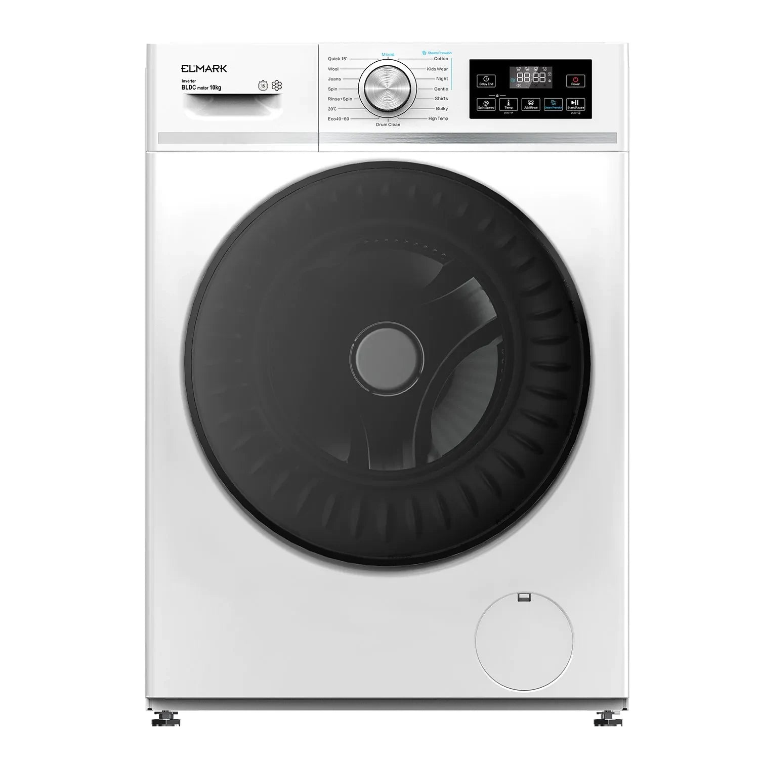 Lavatrice a Vapore 10kg Inverter ELMARK - Dettaglio 1