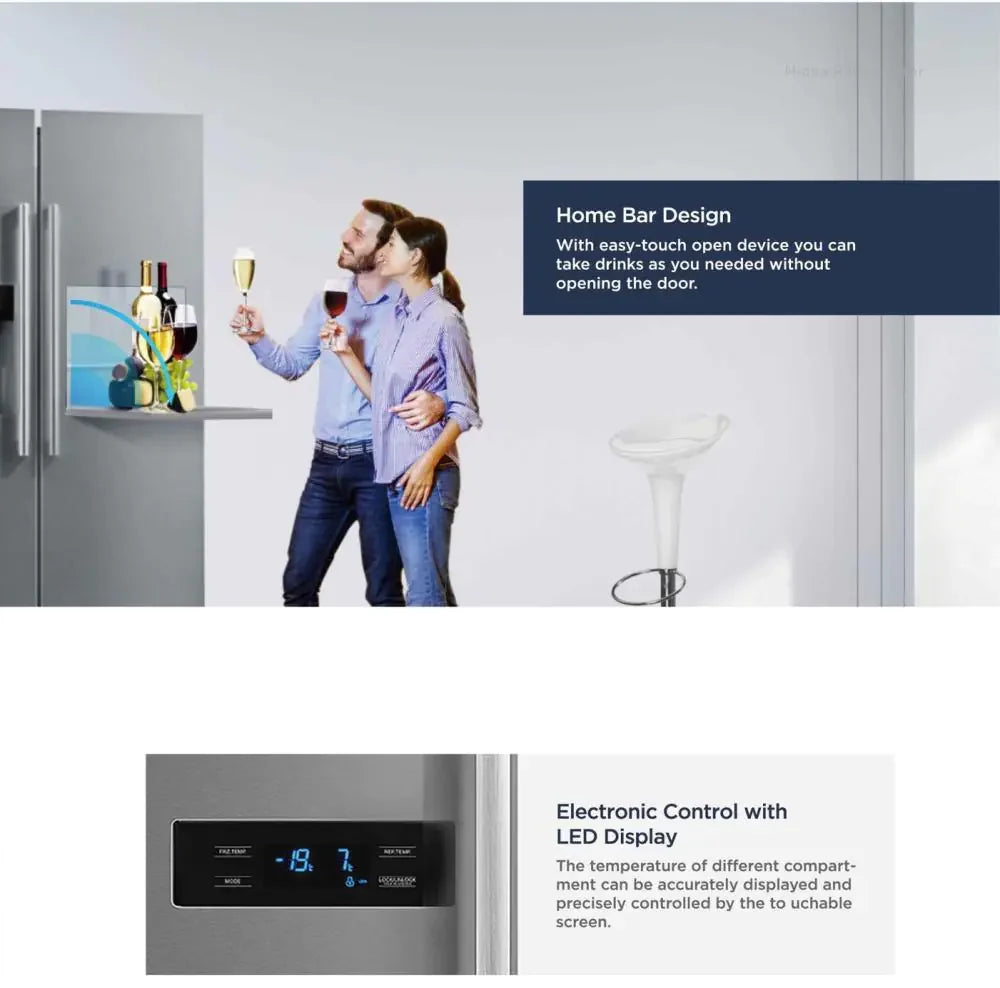 Frigo Americano con Dispenser ELMARK - Dettaglio 4
