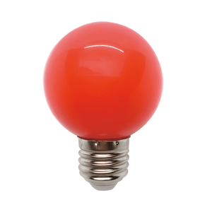 Lampada LED G45 3W E27 Rossa Elmark - Ideale per Atmosfere Decorative, Feste ed Eventi. Luce Intensa per Interni/Esterni.