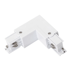 Adattatore a L per Binario Trifase Skyway 120 Bianco EK